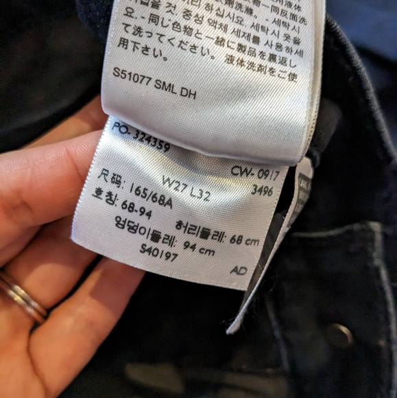 LEVI'S Mile High Super Skinny Jeans Dark Wash size 27 - Picture 11 of 13